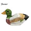Creative Holiday Gift for Men Hand Carved Basswood Ornament, Bird/Chicken/Crow/Duck Shape, Solid Unique Handcrafted Gothic Ornament Wood Minimalist