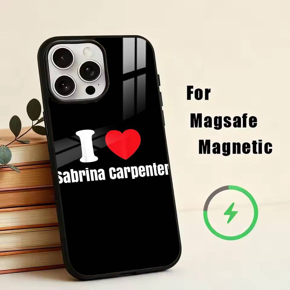 

edgy girl S-Sabrina Carpenter Phone Case For iPhone17,16,15,14,13,12,11 Plus,Pro Magnetic For Magsafe Wireless Charging iPhone16PROMAX