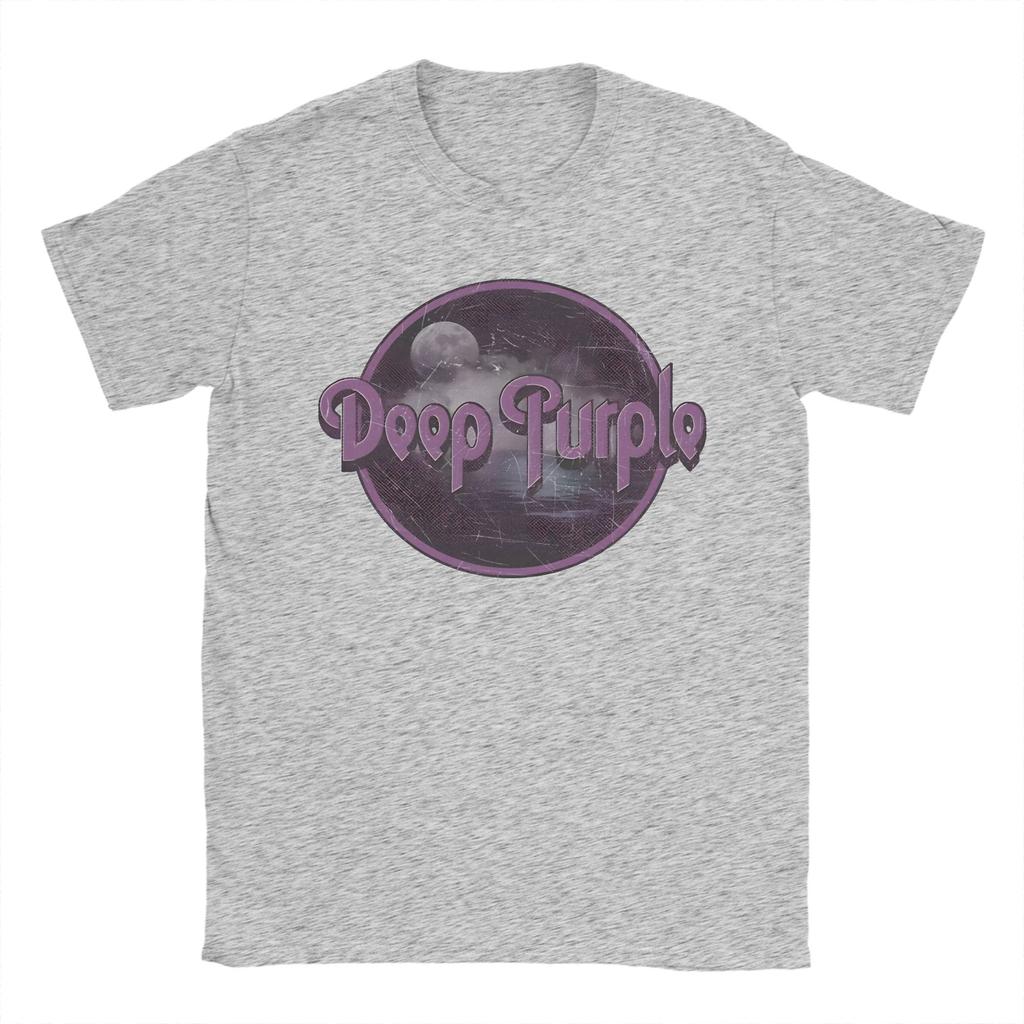 Band Deep Purple Art TShirt Summer  Hippie TShirts Unisex Cotton Comfortable Oversized Clothing Short Sleeves Funny Tops