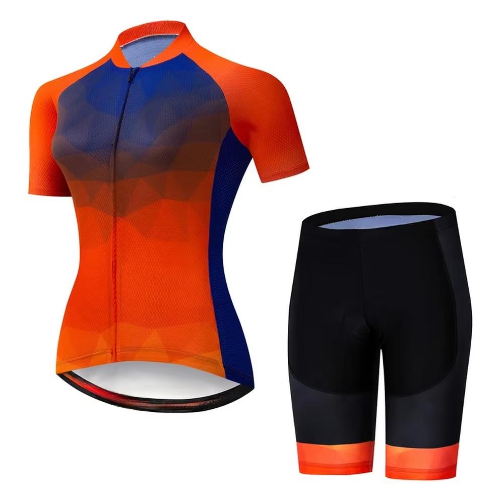 

Women Professional Cycling Clothing Set, Jersey, Summer Jerseys for Mountain or Road Cycling 3XL