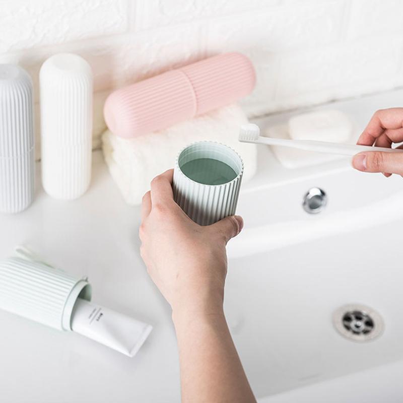 1pc Portable Travel Toothbrush Toothpaste Storage Box Protector Cover for Bathroom Toothpaste Holder Organizer LXYJSN02