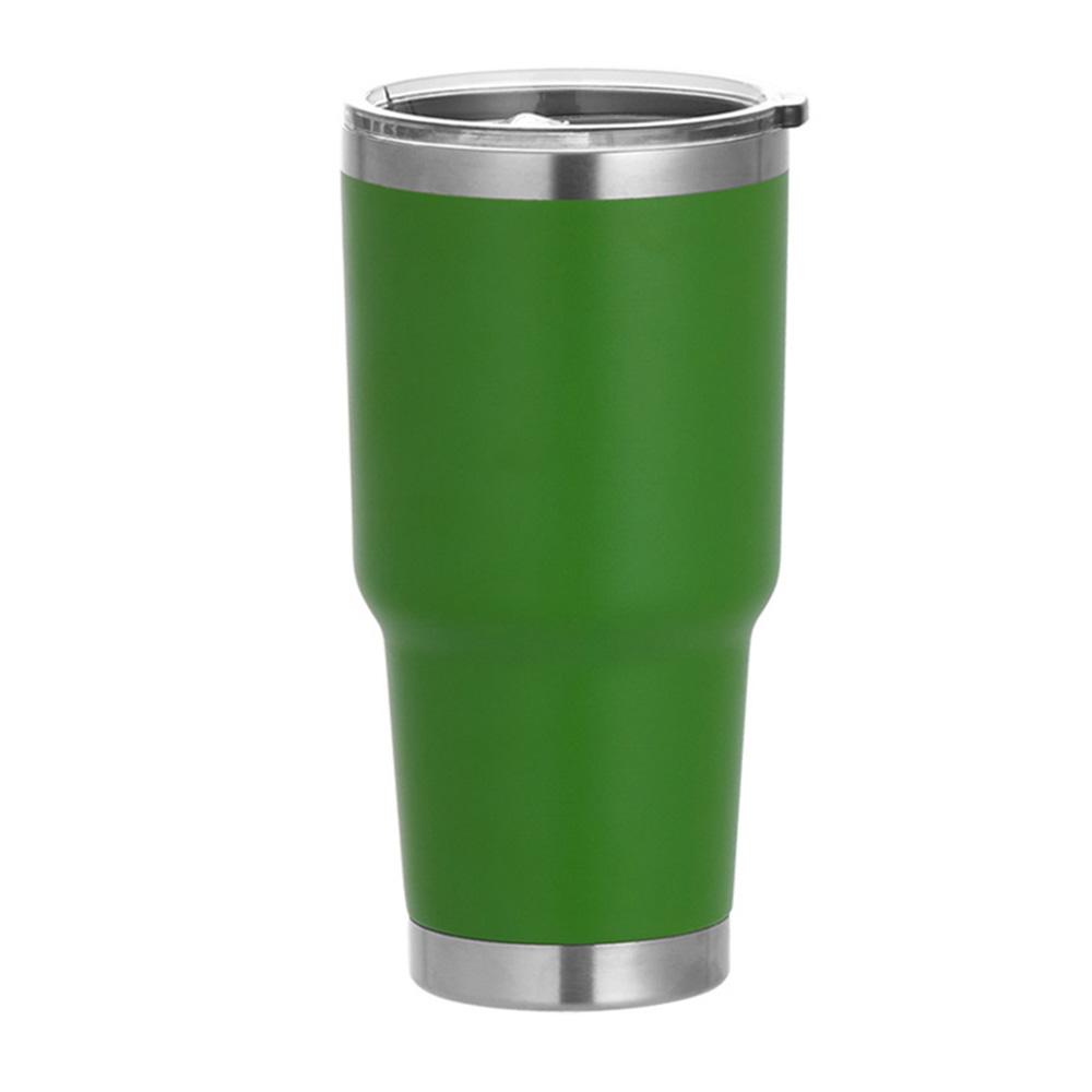 30 Oz Vacuum Flask Travel Mug Tumbler Double Wall Insulation Cup Hot & Cold Water Bottle with Flip Lid Colorful for Car Holder