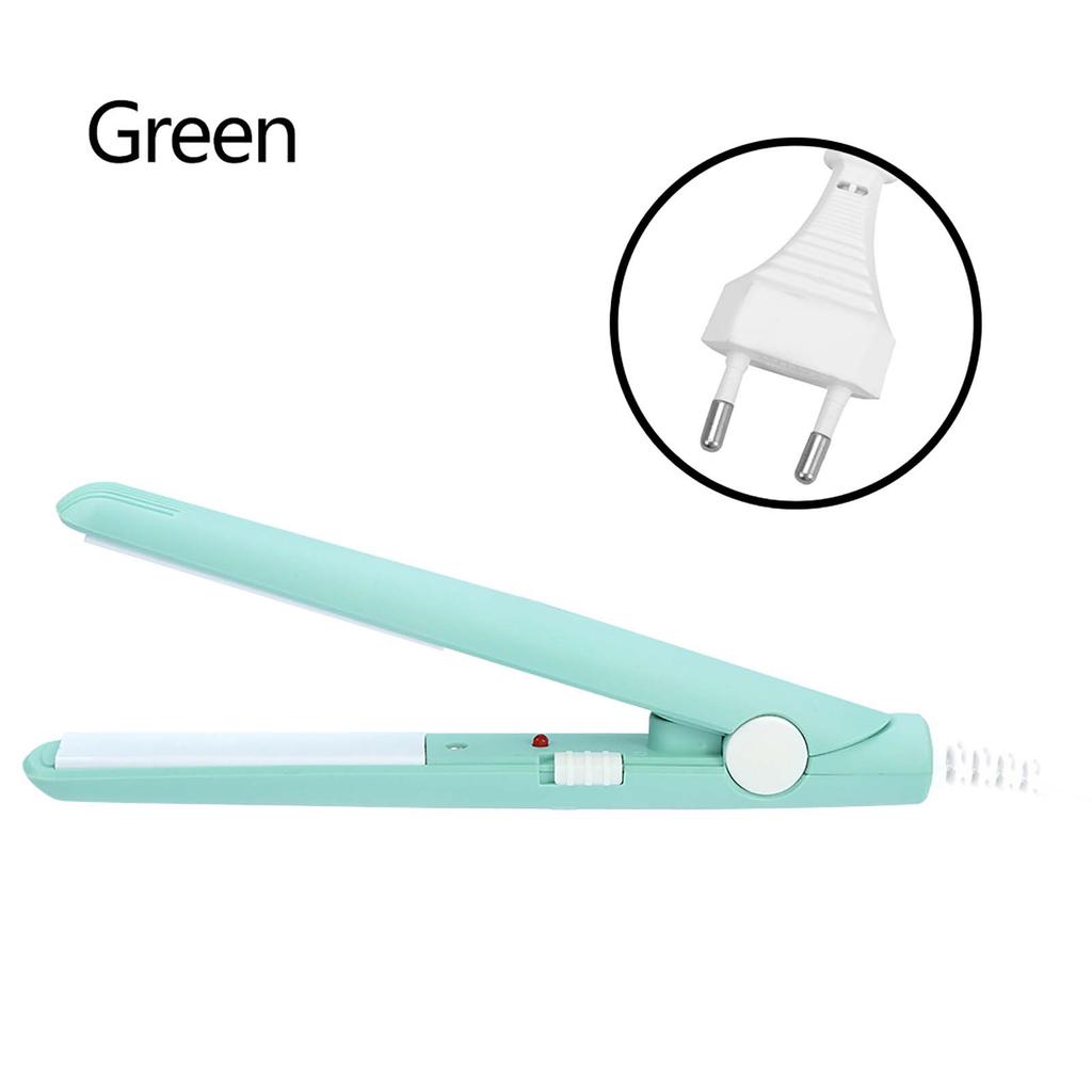 4 Farben 2 in 1 Mini Glätteisen Keramikplatte Beauty Flacheisen Heizlockenstab Glätteisen Mini Flacheisen