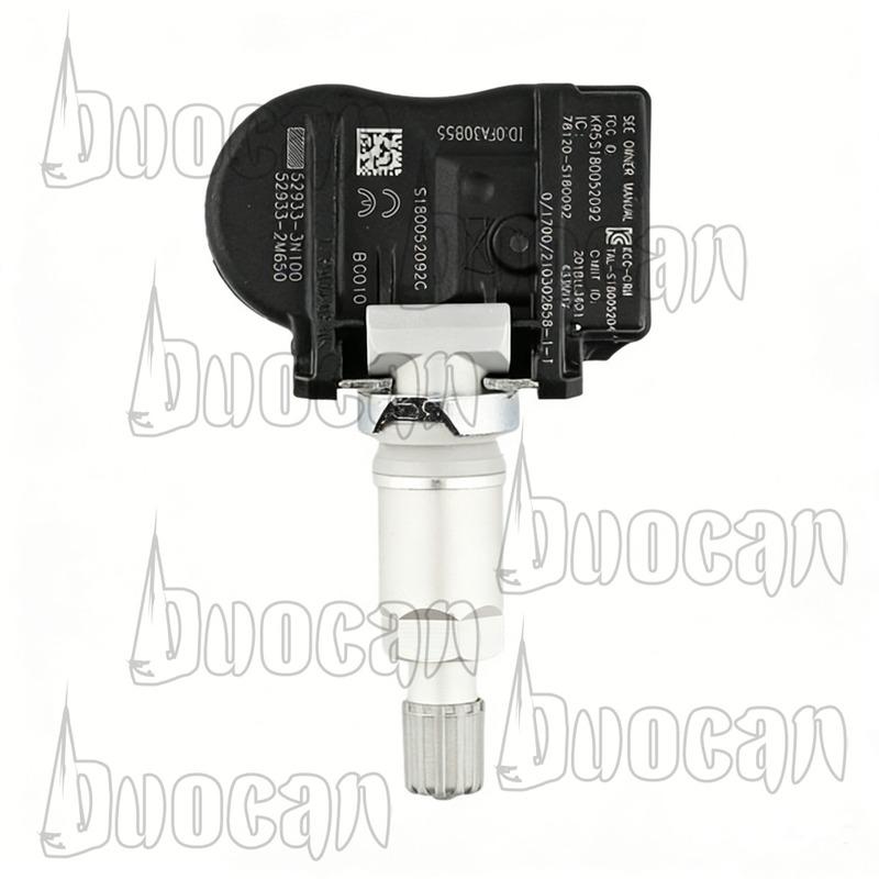 4 PCS Tire Pressure Monitor Sensor 52933-3N100 52933-2M650 433MHz For Hyundai Accent Genesis I30 Santa Fe Kia Ceed Kia Sorento