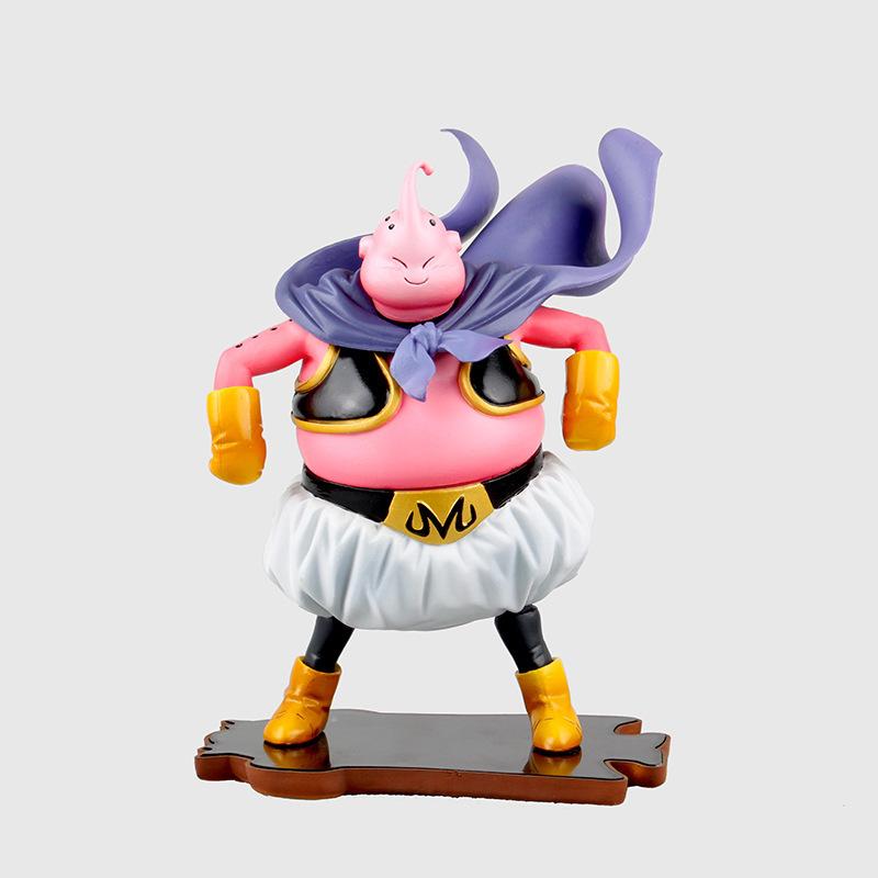 Cartoon Anime Dragonball Figure Majin Buu 3 Head Fat Buu Toy Model PVC Cute Figure Desktop Ornament Children Birthday Gift