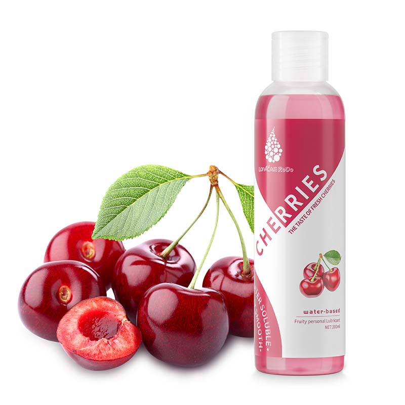 Lubrifiant pe bază de apă cu aromă de fructe Lubrifiant Gel Lubrifianți Produse Ușor de Curățat Loțiune Lubrifiantă 200ML