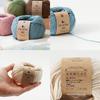 Knitworm Hug Cotton Baby Yarn, Medium Weight, 5 Balls, 30g (Approx. 81m), 100% Cotton (4. Light Green)