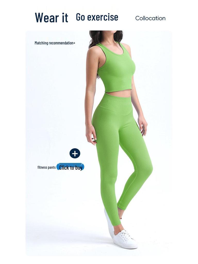 Women's Shockproof Anti-Sag Running and Yoga Top with Integrated Cup