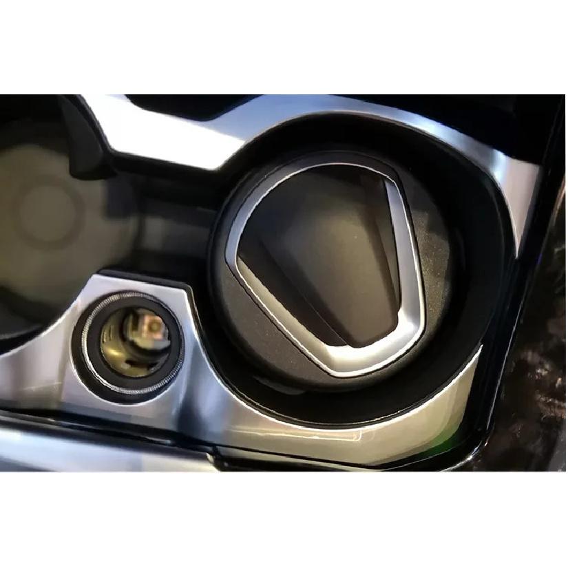 For BMW X3 X4 G01 G02 2018-2021 ABS Chrome Silver Car Central Control Water Cup Holder Frame Trim Car Accessories