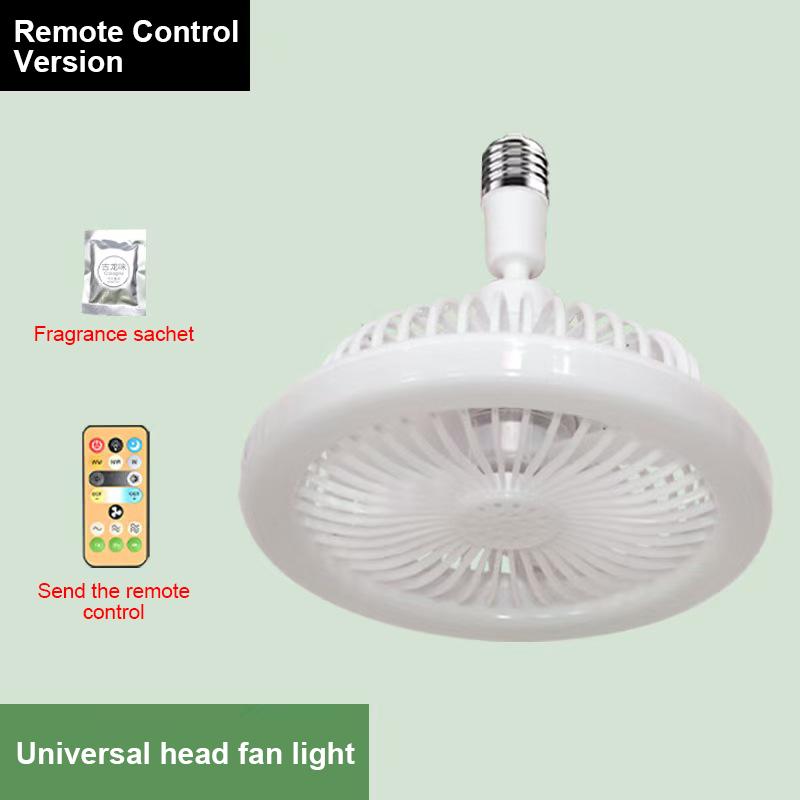 Rotatable 3in1 Ceiling Fan with Remote Control Lighting Lamp E27 Converter Base Lighting Base Bedroom Living Room Miflame