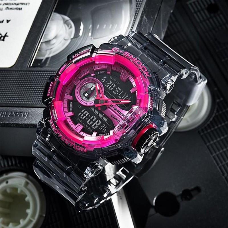 Casio Uhr Serie-GAGMA klassisches Dual-Display Zifferblatt Sport Wasserdicht Quarzwerk Harzarmband Japanisch und Koreanisch GA-400SK-1A4PRS&GMA-S120SR-7A