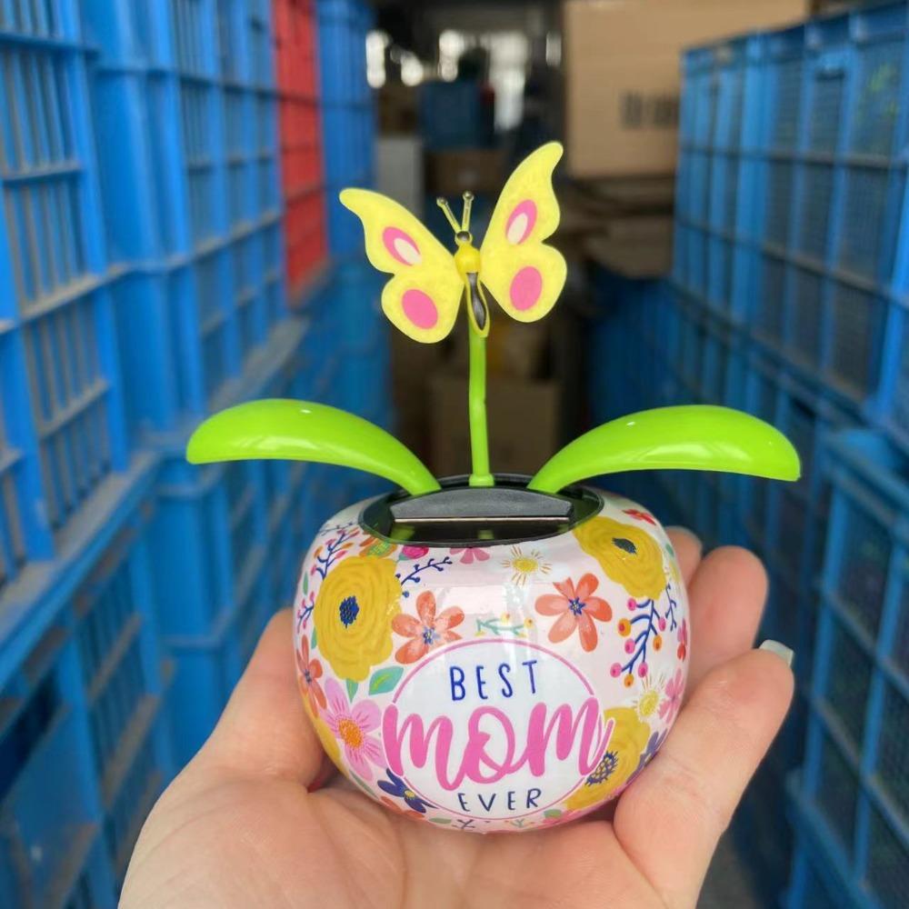 

Украшение для автомобиля Электрические игрушки Танцующий цветок Цветок на солнечной батарее Качающиеся украшения на приборную панель автомобиля 04