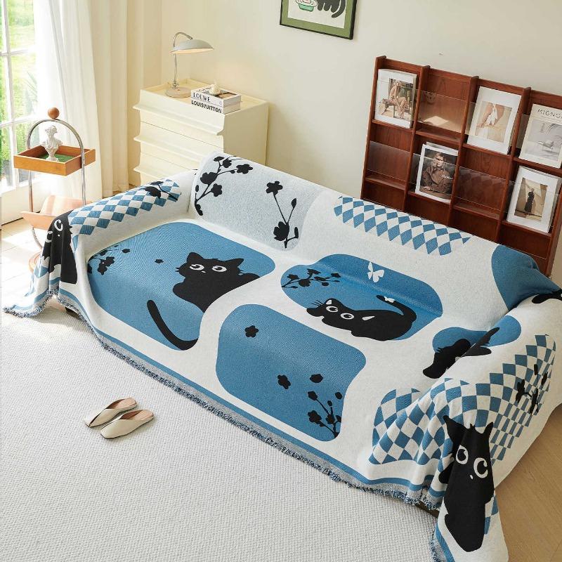 Chenille thickened all-season universal anti-slip anti-scratch sofa cover cloth sofa cover