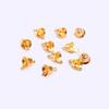 20Pcs Gold Small Metal Christmas Bells Jingle Bells Hanging Decorations Xmas Tree Ornaments DIY Craft Party Decor