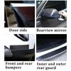3D Carbon Fiber Car Sticker DIY Paste Protector Strip Car Door Sill Side Mirror Anti Scratch Tape Waterproof Protect Film