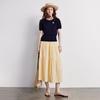 Women's Tiered A-Line High-Waist Maxi Skirt