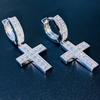 Shiny Light Luxury Earrings Female, Micro Inlaid Zircon Fashion Fashionable Internet Celebrity Personality