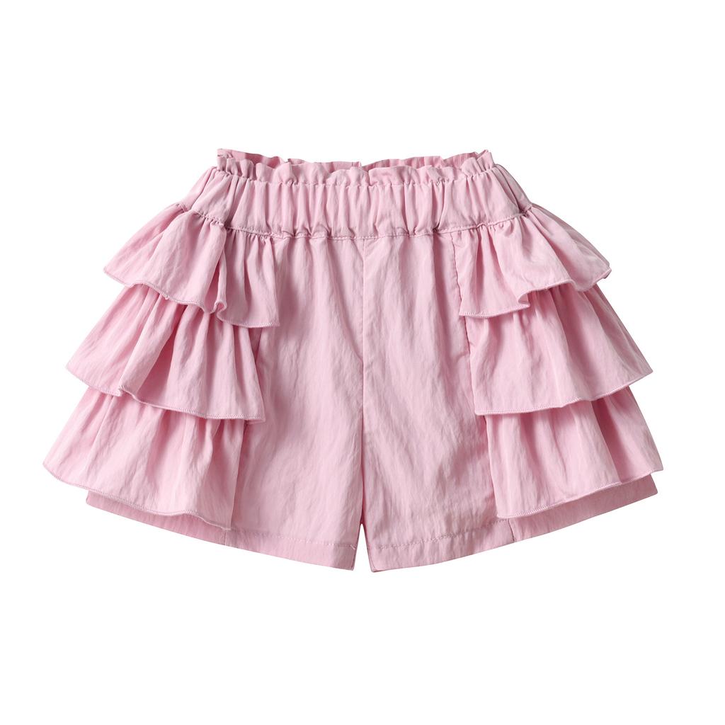 Girls' Summer Shorts Children's Lace Skirt Pants Casual Cake Pants Korean Pants Skirt