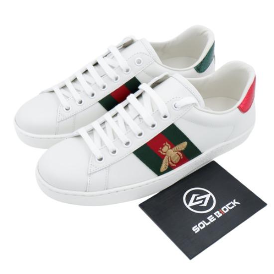 

Gucci ACE Вышивка пчелы Модные кеды Женский размер Белый Зеленый EU 37.5 белый