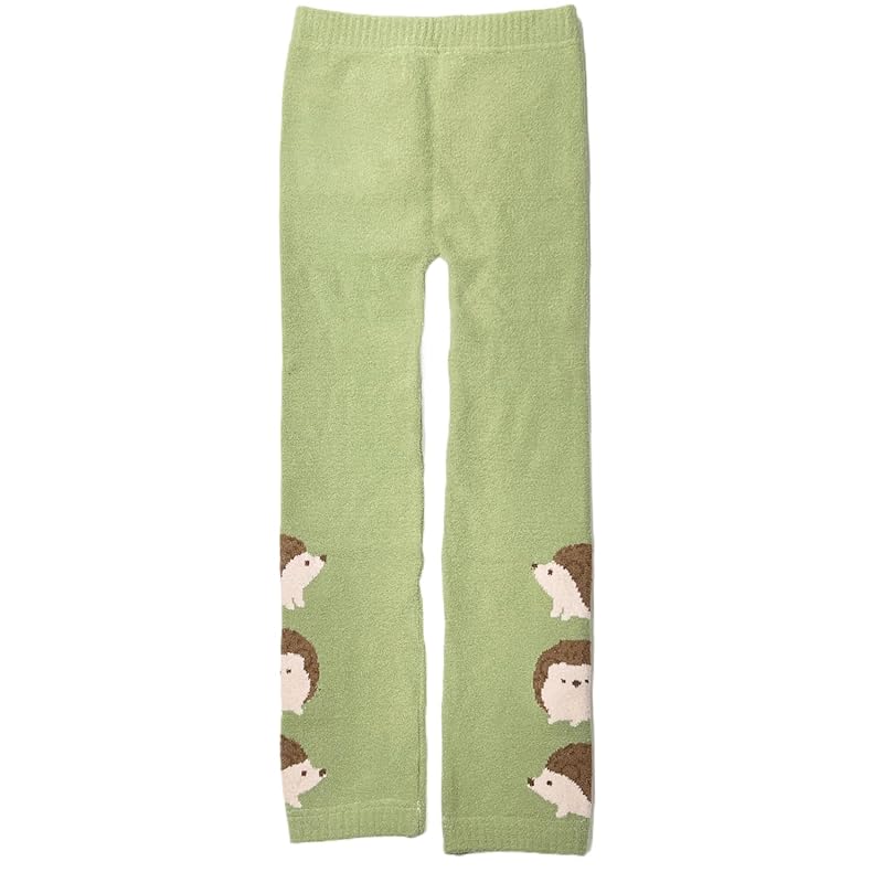 

[Stream] stream market leggings room wear Fluffy Was it warm cute Fashionable hedgehog animal winter for winter ladies Room wear warm MLP028-G