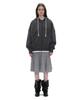 Partimento Woman Pwc Jersey Shirred Tiered Midi Skirt_Melange