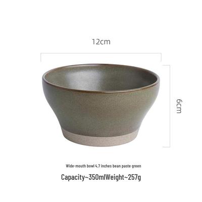 ZISIZ Retro Keramikschale im japanischen Stil