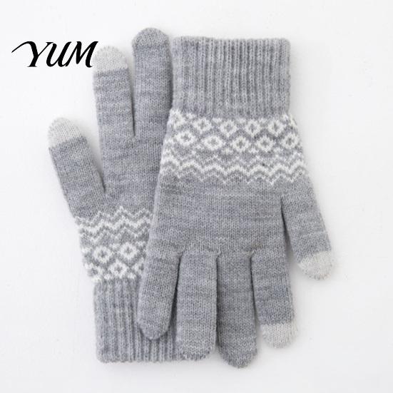 Thickened Wool Blend Gloves for Daily Commuting Thermal Knit Gloves, Velvet Lining And Elastic Ribbed Cuffs Winter Essential Cold Climate Warm