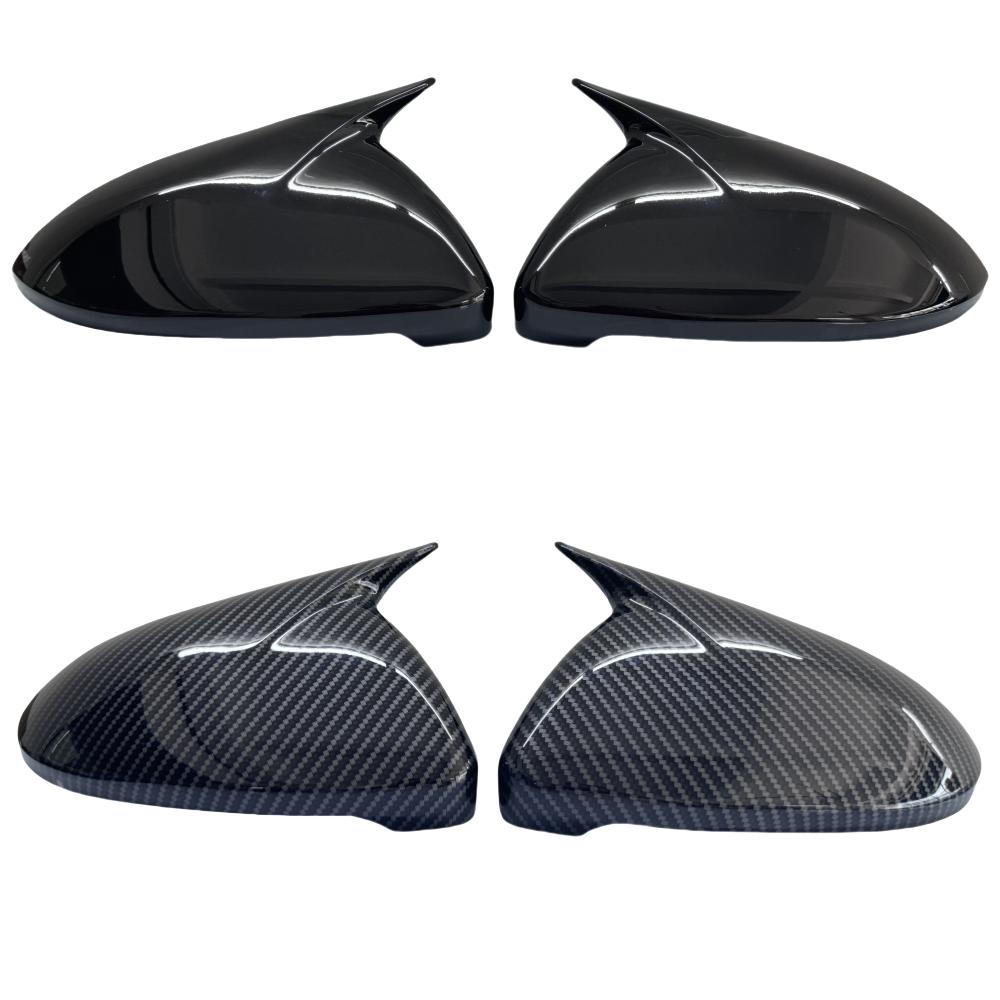Pair Door Side Rearview Mirror Covers Caps Wing Mirror Tools Case For VW Golf MK7 MK7.5 R GTI GTD 2014-2019 Touran Accessories