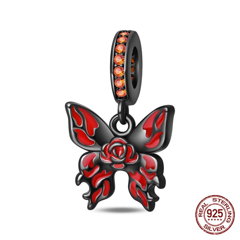 New In Original Charms Copper Glow In Skull And Pumpkin Charms Beads Fit 3Mm Original Bracelet For Women Diy Jewelry Gifts