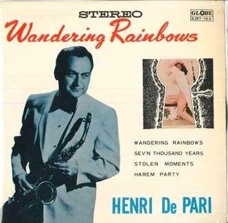 

7inch Record HENRI DE PARI - Wandering Rainbows SJET163 GLOBE 1964 Japan Pop Used