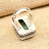 Aqua Apatite Gemstone Handmade 925 Sterling Silver Ring Jewelry For Thanksgiving