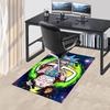 Space Adventure Rick Morty Carpet For Playroom Bedroom Living Room Sofa Home Decorkids Game Area Rug Nonslip Floor Mat