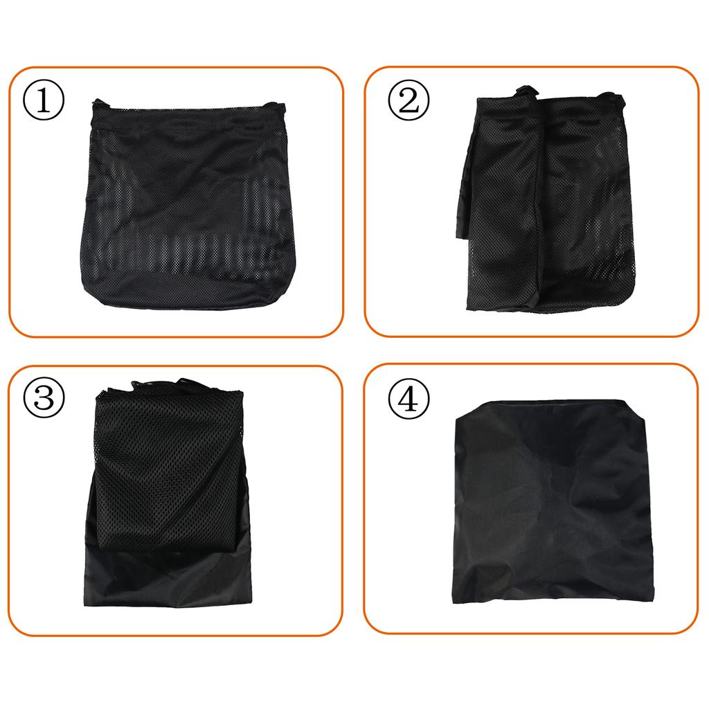 846403 Outdoor Mushroom Hunting Mesh Bag Fruit Picking Bag Harvest Bag, 45x42cm (No FDA)