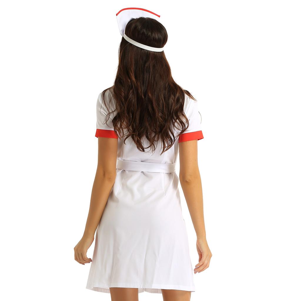 3ks Sexy kostým zdravotní sestry Halloween Cosplay Lingerie Set Oblečení Cosplay Kostým Ženy Sexy Uniforma Tematická Párty