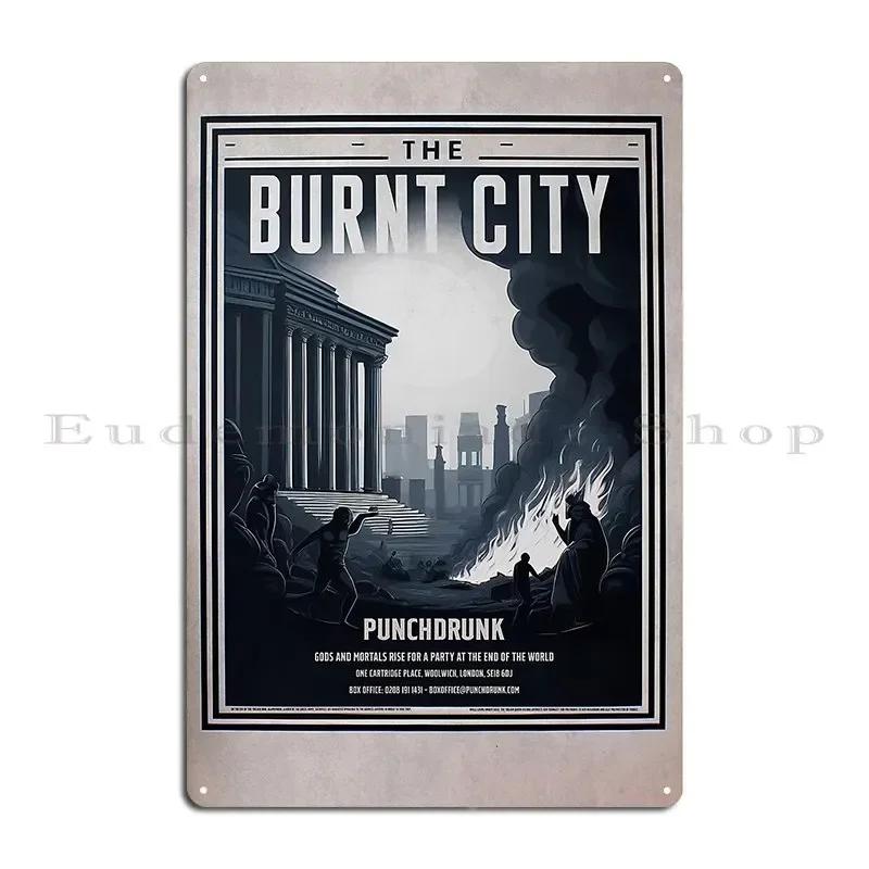 Missing The Burnt City Metal Plaque Create Designs Wall Decor Wall Decor Cinema Tin Sign Poster 20x30cm(7.8x11.8inch)