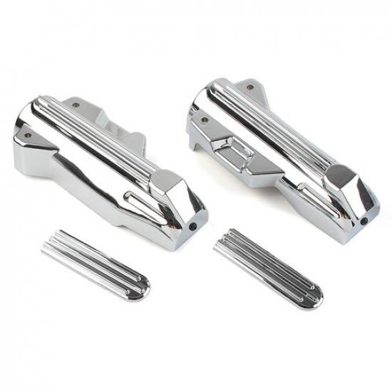 Upper Fork Slider Accents Lower Fork Covers Fit Harley Electra Street Road 14-22