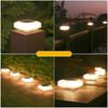 Post Lights Solar-Powered Waterproof Lanterns Decorative Post Lights Outdoor For Outdoor Christmas Yard Porch Patio Deck Fence