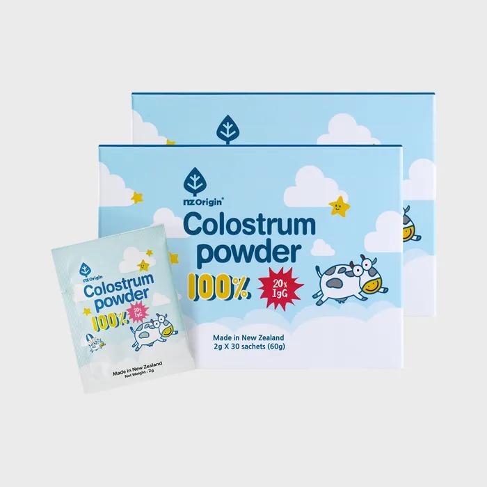 

New Zealand colostrum powder 100% (30 packs) X 2 boxes