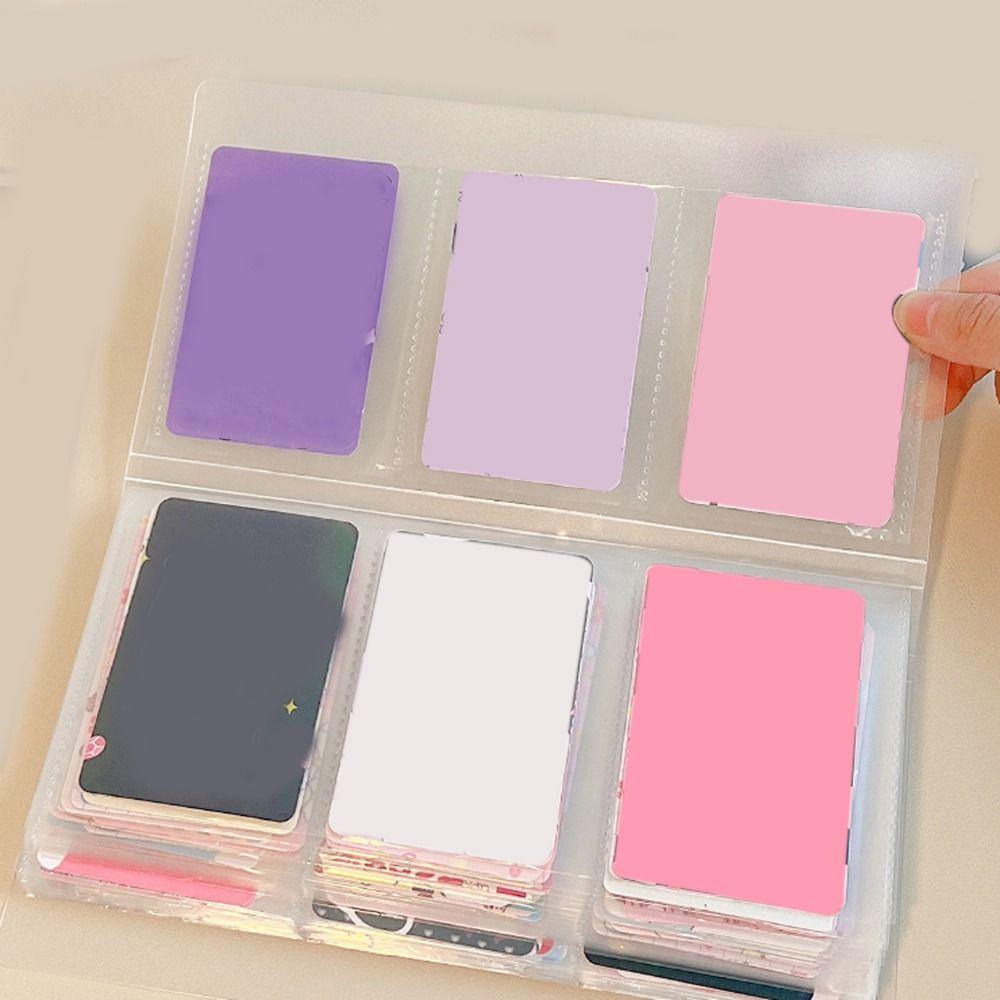 3/4/5/6/7inch Photo Album Plastic Star Card Holder Practical Card Collection Album For Photos