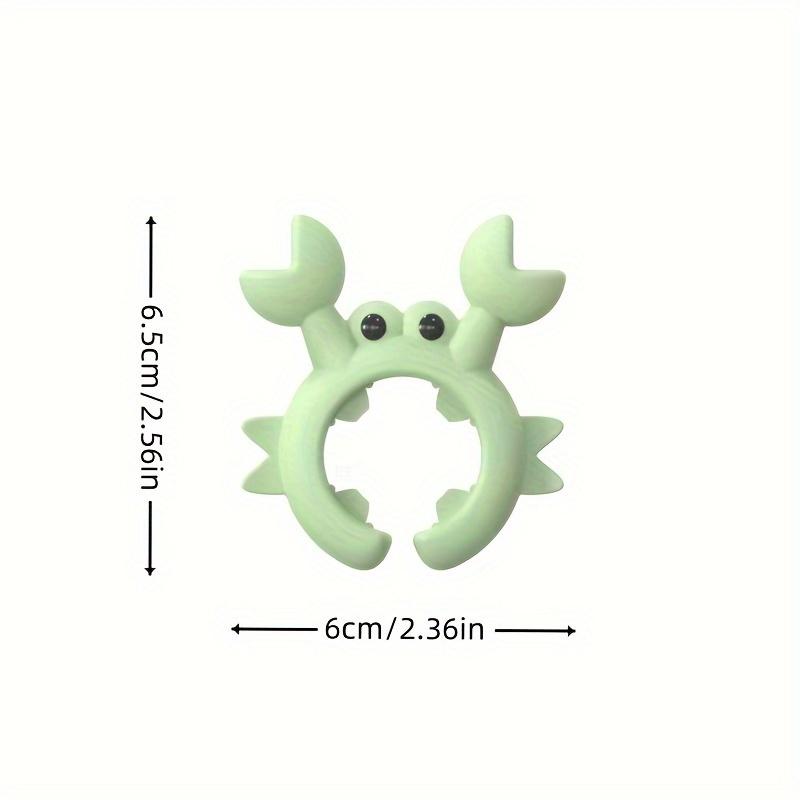 Crab-Shaped Silicone Spatula Holder - Heat-Resistant Kitchen Utensil Rest, Essential Cooking Accessory for Safe and Easy Storage