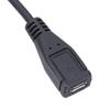 5Pin Micro USB Female 5V DC 5.5x2.5mm Male Adapter Connector Cable 22AWG Copper- Wire 20CM/7.87in Support 5.5x2.1mm