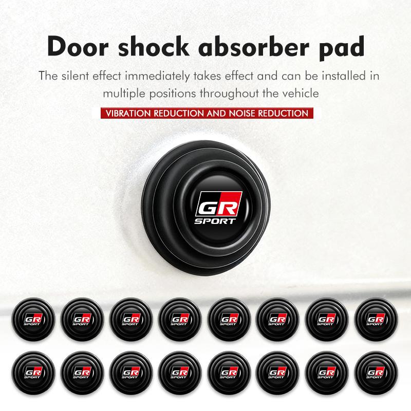 Car Door Shock Absorbing Pad Car Trunk Shock Insulation Pad For Toyota chr Corolla Camry rav4 Yaris hilux prius avensis