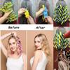 12/18/10pcs Hair Curler Rollers Women Spiral Curls Heatless with 2 Pcs Hooks DIY Wave Shape Rollers Spiral Round Curls Hair Tool