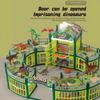 326pcs Jurassic Theme Park Children's Gift Simulation Diy Dinosaur Arena Toy Festival Party Gift Children's Birthday Gift Set