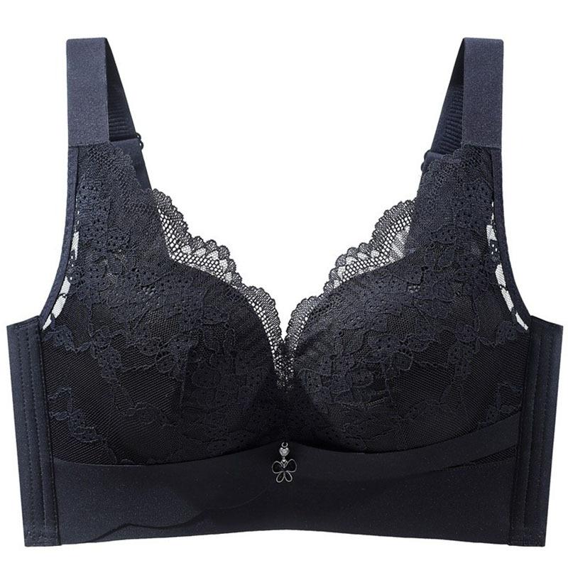 Large-sized Bra Women's Thin Cup Underwear Lactation Adjustment Bra Push Up Bra