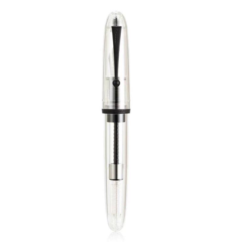 JinHao 9019 Dadao Fountain Pen Acrylic Transparent Spin Pen 40MM Nib Stationery Office School Supplies Writing Pens