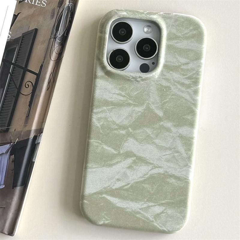 Carcasă de telefon de lux Ins Velvet Fashion Girl pentru iPhone 17 Air 16 Plus 15 14 13 12 Pro Max 11 Capac fără ramă rezistent la șocuri din pânză de mătase