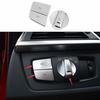 For BMW X1 F48 Matte Silver Car Inner Headlight Switch Control 16-21 Cover Trim