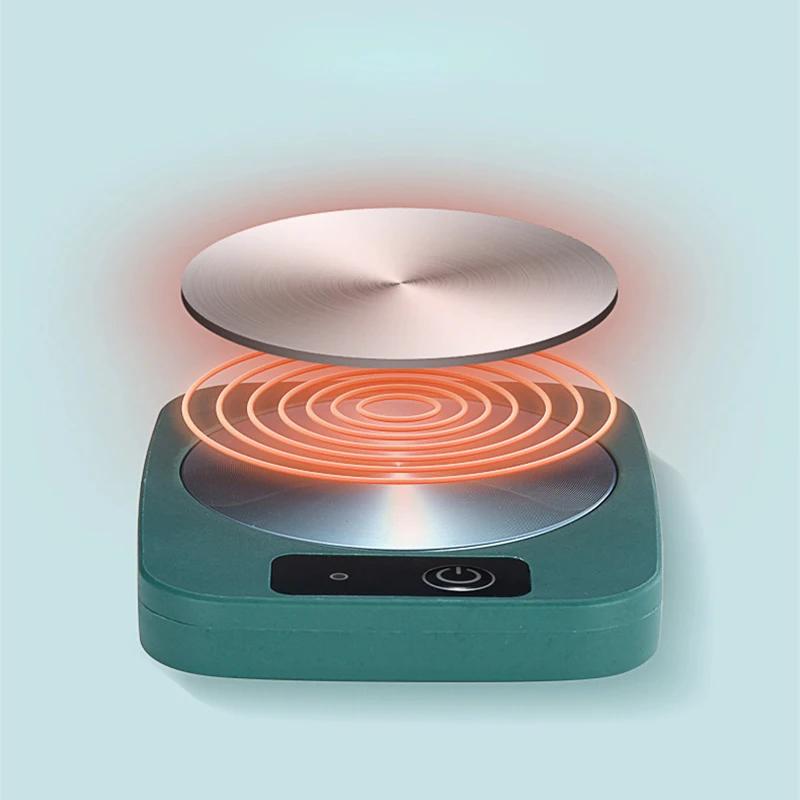Cup Warmer Coffee Mug Heater Milk Tea Water Heating Pad Home Cup Heater Warm Mat 55℃ Constant Temperature Coaster Gift Box