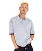 XTONZ Xtk181 Colored Layered Collar Knit (Gray)